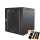19"-Netzwerkschrank SWA von IT-BUDGET - 12 HE - BxT 570 x 600 mm - Sichttür - Seiten abnehmbar - Wand- + Standmontage - schwarz