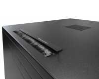 19"-Netzwerkschrank SJB - 15 HE - BxT 600x600 mm - Vollblechtür - Rückwand - schwarz