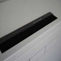Schallgedämmter 19"-Schrank SILENCE RACK Office - 18 HE - 1 SILENT-Lüfter - BxT 600x800 mm - Vollblechfronttür - lichtgrau