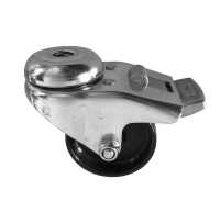 Doppel-Lenkrolle mit 11 mm Rückenloch für M10...