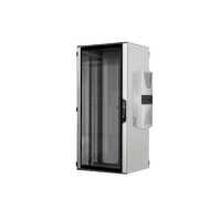 Serverrack VX IT von RITTAL mit Kühlgerät 0,7 bis 4,0 KW - 42 HE - IP55 - BxT 800x1000 mm - lichtgrau - Sichttür - Vollblechtür