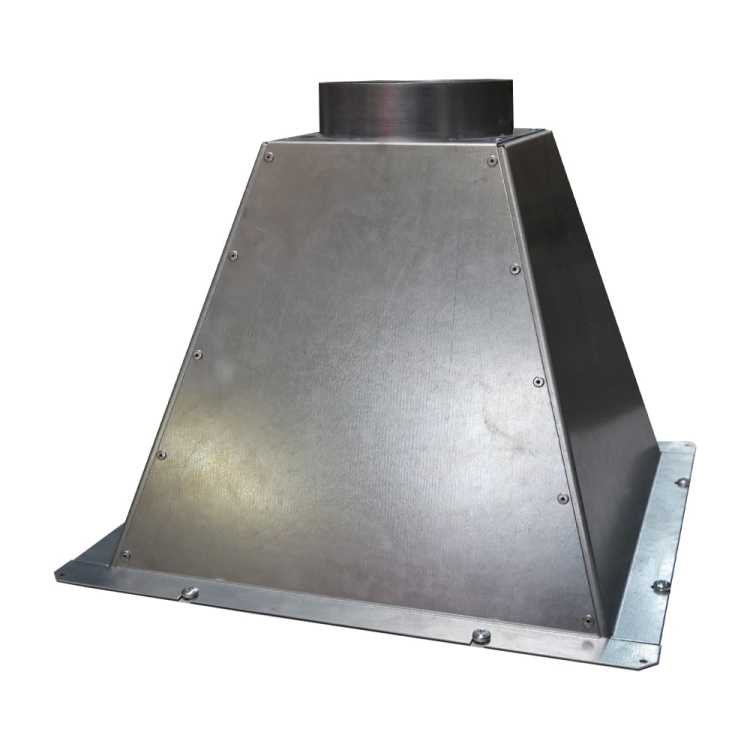 Ablufthutze für SZB IT / SILENCE RACK Dachöffnungen - 300 mm Höhe - 150 mm Durchmesser Auslass