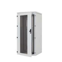 19"-Serverschrank/Netzwerkschrank RIE von TRITON mit Cosmotec/STULZ Kühlgerät - Kühlleistung 300 - 5600 W - Schutzgrad IP54 - 37 HE - BxT 800 x 800 mm - Sichttür - Rückwand - lichtgrau