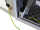 Schallgedämmter 19"-Wand-/Stand-Verteiler Flatbox von RITTAL - 9 HE - 1 SILENT-Lüfter - 600 mm Tiefe - Glastür - lichtgrau
