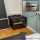 Schallgedämmter 19"-Schrank SILENCE RACK Office - 12 HE - 1 SILENT-Lüfter - BxT 600x600 mm - Vollblechfronttür - Rückwand - schwarz