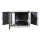Schallgedämmter 19"-Netzwerkschrank SILENCE RACK - 12 HE - 600 mm Tiefe - Sichttür - Lüfter - lichtgrau