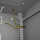 19"-Wand-Netzwerkschrank RESISTER aktiv - erhöhter Staubschutz - 12 HE - 600 mm Tiefe - Sichttür - Lüfter - lichtgrau