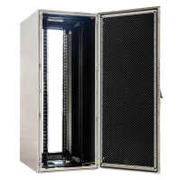 Schallgedämmter 19"-Serverschrank VX IT Rack RITTAL - bis 85% silenced - 42 HE - BxT 800x1.200 mm - Sicht-/Vollblechtür - lichtgrau
