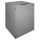 Schallgedämmter 19"-Schrank SILENCE RACK Office - 15 HE - 1 SILENT-Lüfter - BxT 600x600 mm - Glastür - lichtgrau
