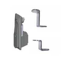 Schwenkgriff für individuelle Profilhalbzylinder für 19"-Schränke SRK mit Sichttür / Vollblechtür - inklusive Schließzungen