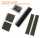 19"-Netzwerkschrank SWA - 9 HE - BxT 570 x 450 mm - Sichttür - Seiten abnehmbar - Wand- + Standmontage - Zubehör-Set - schwarz
