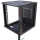 19"-Netzwerkschrank SWA von IT-BUDGET - 15 HE - BxT 570 x 600 mm - Sichttür - Seiten abnehmbar - Wand- + Standmontage - schwarz