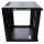 19"-Netzwerkschrank SWA von IT-BUDGET - 15 HE - BxT 570 x 600 mm - Sichttür - Seiten abnehmbar - Wand- + Standmontage - schwarz