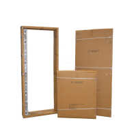 19"-Serverschrank SRK von IT-BUDGET - 42 HE - BxT 600x1000 mm - Sicht-/Vollblechtür - Flatpack - lichtgrau