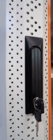 19"-Serverschrank SRK von IT-BUDGET - 42 HE - BxT 600x1000 mm - Sicht-/Vollblechtür - Flatpack - lichtgrau