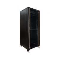 19"-Serverschrank SRK von IT-BUDGET - 42 HE - BxT 800x1000 mm - Sicht-/Vollblechtür - Flatpack - schwarz