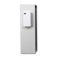 Luft/Wasser-Wärmetauscher Wandanbau von RITTAL - Kühlleistung 2000 W - Schutzgrad IP55 - wasserführende Teile Kupfer/Messing - 230 V
