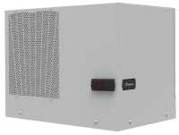 19"-Serverschrank RIE von TRITON mit Cosmotec/STULZ Dachaufbau-Kühlgerät - Kühlleistung 2000 W - 27 HE - BxT 600 x 1000 mm - Sichttür - RückWand - lichtgrau