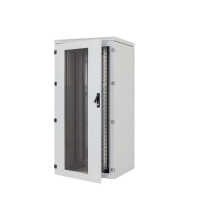 19"-Serverschrank/Netzwerkschrank RIE von TRITON mit Cosmotec/STULZ Kühlgerät - Kühlleistung 2000 W - Schutzgrad IP54 - 37 HE - BxT 800 x 800 mm - Sichttür - RückWand - lichtgrau