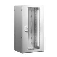 19"-Netzwerkschrank RITTAL TX CableNet - 24 HE - 600 x 600 mm - Sichttür - Vollblechtür - Seitenwände - lichtgrau