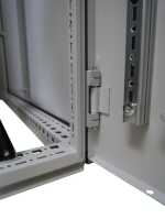 19"-Netzwerkschrank RITTAL TX CableNet - 42 HE - 800 x 800 mm - Sichttür - Vollblechtür - Seitenwände - lichtgrau