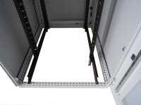 19"-Serverschrank RITTAL TX CableNet - 42 HE - 800 x 1000 mm - belüftete Türen - Seitenwände - lichtgrau