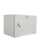 19"-Wand-Netzwerkschrank Easy - Vollblechtür - 6 HE - B 600 x T 400 mm - Stahlblech - lichtgrau