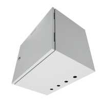 19"-Wand-Netzwerkschrank Easy - Vollblechtür - 12 HE - B 600 x T 600 mm - Stahlblech - lichtgrau