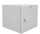 19"-Wand-Netzwerkschrank Easy - Vollblechtür - 12 HE - B 600 x T 600 mm - Stahlblech - lichtgrau