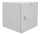 19"-Wand-Netzwerkschrank Easy - Vollblechtür - 15 HE - B 600 x T 600 mm - Stahlblech - lichtgrau