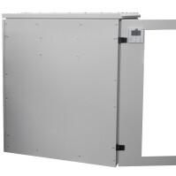 19"-Serverschrank RIE von TRITON mit REMKO Split-Kühlgerät - Kühlleistung 2600 W - Schutzgrad IP54 - 37 HE - BxT 800 x 1100 mm - Sichttür - Rücktür - lichtgrau