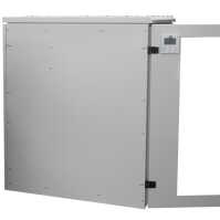 19"-Serverschrank RIE von TRITON mit REMKO Split-Kühlgerät - Kühlleistung 2600 W - Schutzgrad IP54 - 27 HE - BxT 800 x 1100 mm - Sichttür - Rücktür - lichtgrau
