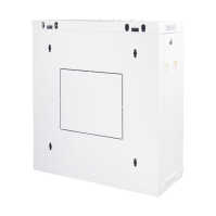 19"-Netzwerkschrank SWA von IT-BUDGET - 12 HE - BxT 600 x 300 mm - Sichttür - Seiten abnehmbar - Wandmontage - reinweiß