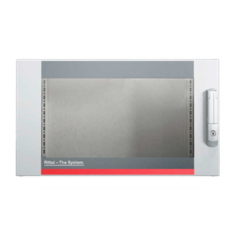 19"-Netzwerkschrank AX, 3-teilig von RITTAL - 12 HE - IP54 - Tiefe 373 mm - lichtgrau
