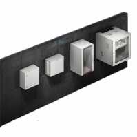 19"-Netzwerkschrank AX, 3-teilig von RITTAL - 21 HE - IP54 - Tiefe 473 mm - lichtgrau