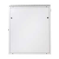 Schmaler Sicherheits-Serverschrank SR1200 - schallgedämmt - Tiefe 800 mm - inkl. 2 Lüfter - für SoHo, Praxis, Kanzlei - reinweiß