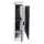 Schmaler Sicherheits-Serverschrank SR1200 - schallgedämmt - Tiefe 800 mm - inkl. 2 Lüfter - für SoHo, Praxis, Kanzlei - reinweiß