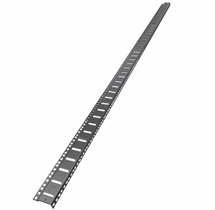 Vertikale Montageschiene für 19"-Racks SRK - 38 HE - 1 Stück - schwarz