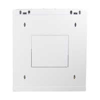 19"-Netzwerkschrank SWA von IT-BUDGET - 12 HE - BxT 570 x 450 mm - Sichttür - Seiten abnehmbar - Wand- + Standmontage - reinweiß