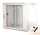 19"-Netzwerkschrank SWA von IT-BUDGET - 12 HE - BxT 570 x 450 mm - Sichttür - Seiten abnehmbar - Wand- + Standmontage - reinweiß