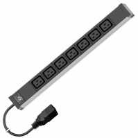 19"-Steckdosenleiste von LIEBERNETZ mit C20-Stecker...