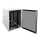 Schallgedämmter 19"-Serverschrank VX IT von RITTAL mit MITSUBISHI Klimagerät - 24 HE - BxT 800x1200mm - Luftdurchsatz 678 m³/h - Kühlleistung 3500 W - Sichttür - Vollblechrücktür - lichtgrau