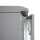 19"-Netzwerkschrank RESISTER Pro mit Regendach - IP66 für Outdoor + Industrie - Vollblechtür - 12 HE - 600x600 mm - lichtgrau