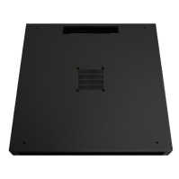 Schallgedämmter 19"-Schrank SILENCE RACK Office - 12 HE - 1 SILENT-Lüfter - BxT 600x800 mm - Glastür - schwarz