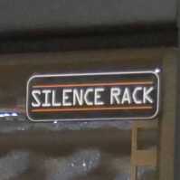 Schallgedämmter 19"-Schrank SILENCE RACK Office - 12 HE - 1 SILENT-Lüfter - BxT 600x800 mm - Glastür - schwarz