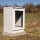 19"-Netzwerkschrank RESISTER Pro mit Regendach und Sockel - IP66 für Outdoor + Industrie - Sichttür - 16 HE - 600x600 mm - lichtgrau