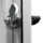 19"-Netzwerkschrank RESISTER Pro mit Regendach und Sockel - IP66 für Outdoor + Industrie - Sichttür - 16 HE - 600x600 mm - lichtgrau