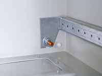 19"-Netzwerkschrank RESISTER Pro mit Regendach und Sockel - IP66 für Outdoor + Industrie - Vollblechtür - 12 HE - 600x600 mm - lichtgrau