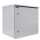 19"-Netzwerkschrank RESISTER Pro mit Regendach und Sockel - IP66 für Outdoor + Industrie - Vollblechtür - 12 HE - 600x600 mm - lichtgrau