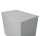 19"-Netzwerkschrank RESISTER Pro mit Regendach und Sockel - IP66 für Outdoor + Industrie - Sichttür - 9 HE - 600x400 mm - lichtgrau